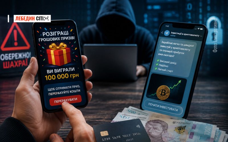 ₴90 тис. за примарний виграш та понад ₴21 тис. за фейкові інвестиції: поліція фіксує нові факти шахрайських махінацій